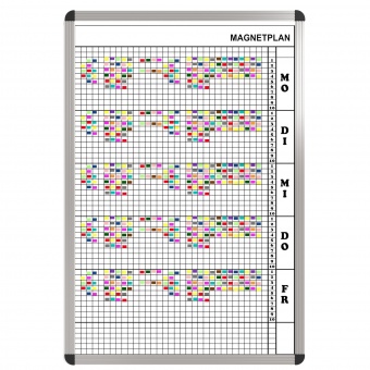Personal-Raum-Plan, 10 Stunden, 33 Spalten, 103x77 cm, Personal-Raum-Plan, 10 Stunden, 33 Spalten, 103x77 cm,